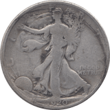 1920 SILVER HALF DOLLAR USA - SILVER WORLD COINS - Cambridgeshire Coins