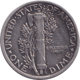 1920 SILVER ONE DIME USA - SILVER WORLD COINS - Cambridgeshire Coins