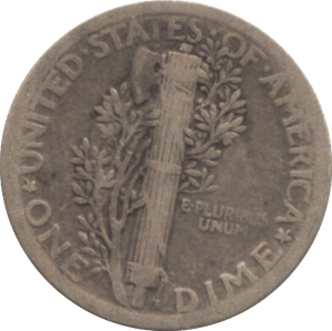 1920 SILVER ONE DIME USA - WORLD SILVER COINS - Cambridgeshire Coins