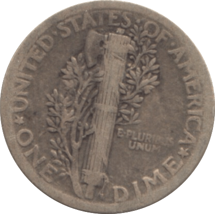 1920 SILVER ONE DIME USA - WORLD SILVER COINS - Cambridgeshire Coins