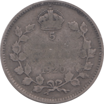1920 SILVER TWENTY FIVE CENTS CANADA - SILVER WORLD COINS - Cambridgeshire Coins