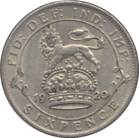 1920 SIXPENCE ( EF ) 3 - Sixpence - Cambridgeshire Coins