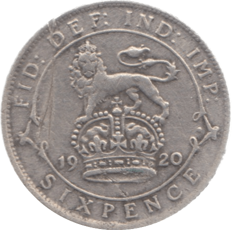 1920 SIXPENCE ( VF ) 2 - Sixpence - Cambridgeshire Coins