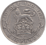 1920 SIXPENCE ( VF ) 2 - Sixpence - Cambridgeshire Coins