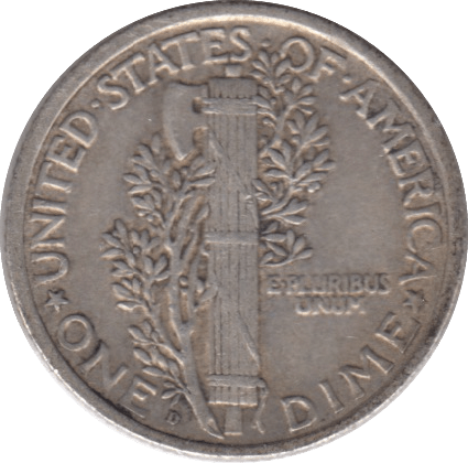 1920 USA SILVER DIME DENVER MINT - SILVER WORLD COINS - Cambridgeshire Coins