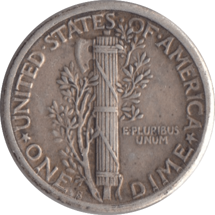 1920 USA SILVER DIME SAN FRANCISCO MINT - SILVER WORLD COINS - Cambridgeshire Coins