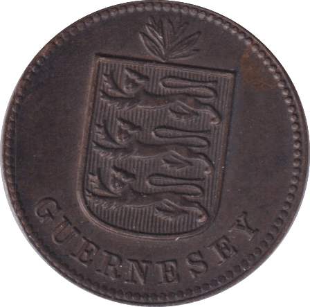 1921 1 DOUBLE GUERNSEY - WORLD COINS - Cambridgeshire Coins