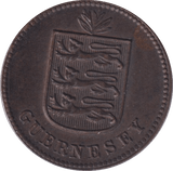1921 1 DOUBLE GUERNSEY - WORLD COINS - Cambridgeshire Coins