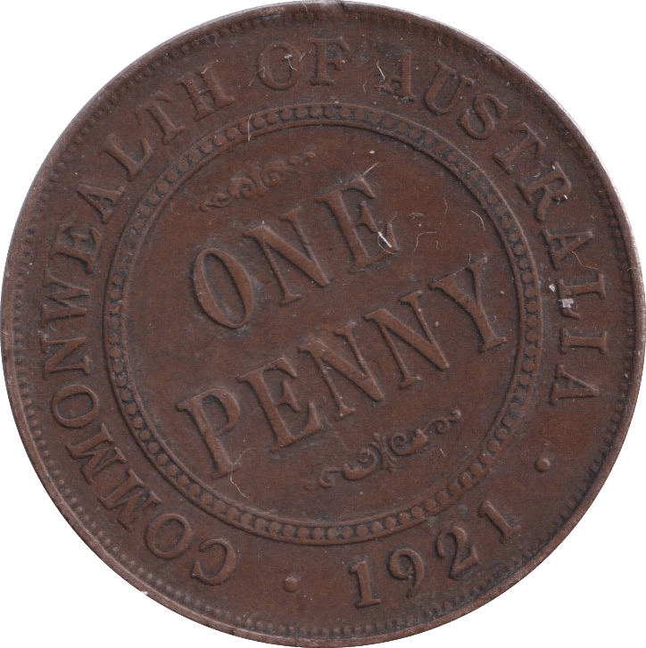 1921 1 PENNY AUSTRALIA - WORLD COINS - Cambridgeshire Coins