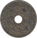 1921 10 CENTS BELGIAN CONGO - WORLD COINS - Cambridgeshire Coins
