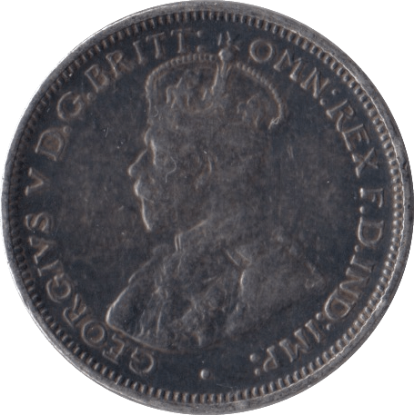 1921 AUSTRALIA SILVER SIXPENCE - SILVER WORLD COINS - Cambridgeshire Coins