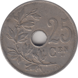 1921 BELGIUM 25 CENT - WORLD COINS - Cambridgeshire Coins