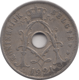 1921 BELGIUM 25 CENT - WORLD COINS - Cambridgeshire Coins