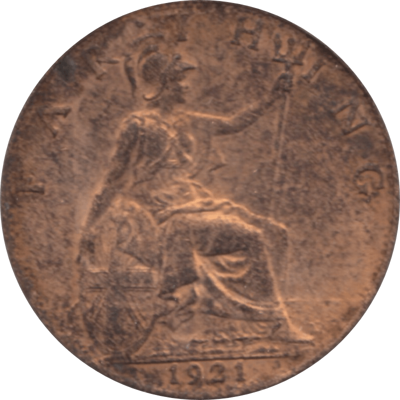 1921 FARTHING 2 ( UNC ) 48 - Farthing - Cambridgeshire Coins