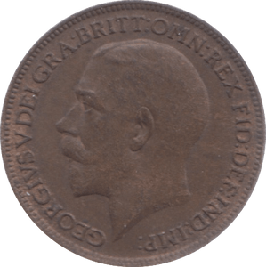 1921 FARTHING ( AUNC ) 3 - Farthing - Cambridgeshire Coins