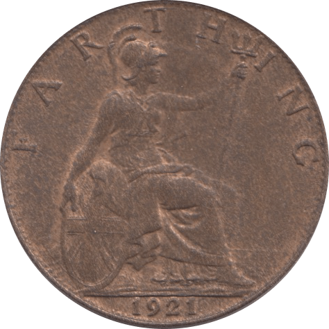 1921 FARTHING ( EF ) - Farthing - Cambridgeshire Coins