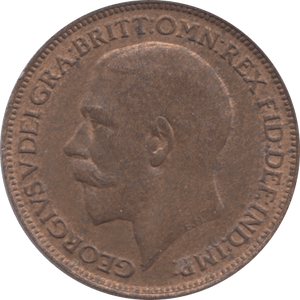 1921 FARTHING ( EF ) - Farthing - Cambridgeshire Coins