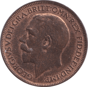 1921 FARTHING ( UNC ) - Farthing - Cambridgeshire Coins