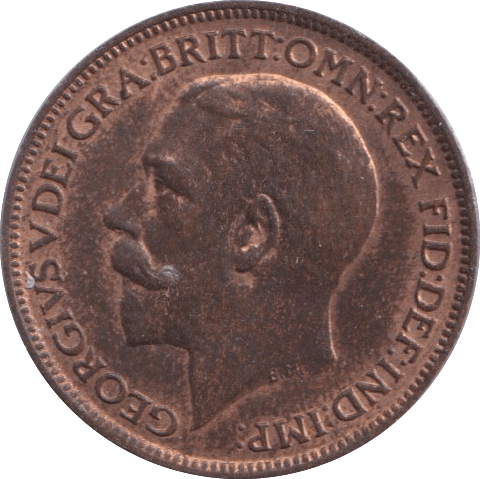 1921 FARTHING ( UNC ) - Farthing - Cambridgeshire Coins