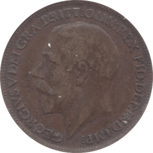 1921 FARTHING ( VF ) 23 - Farthing - Cambridgeshire Coins