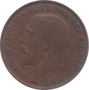 1921 FARTHING ( VF ) 3 - Farthing - Cambridgeshire Coins