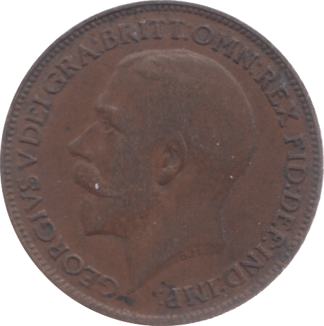 1921 FARTHING ( VF ) 3 - Farthing - Cambridgeshire Coins