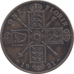 1921 FLORIN ( GF ) - FLORIN - Cambridgeshire Coins