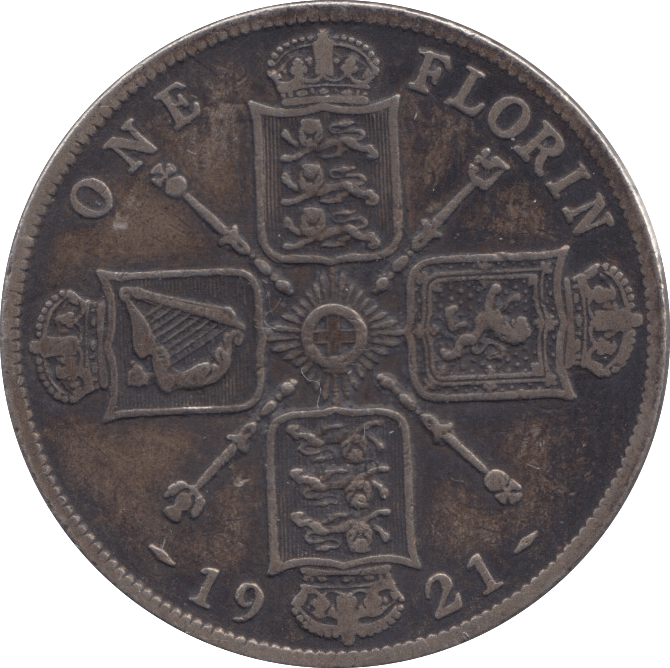 1921 FLORIN ( GF ) - FLORIN - Cambridgeshire Coins