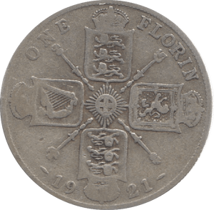 1921 FLORIN ( NF ) 25 - Florin - Cambridgeshire Coins