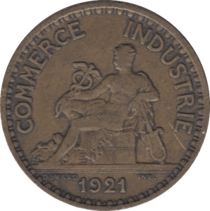 1921 FRANCE ONE FRANC - WORLD COINS - Cambridgeshire Coins