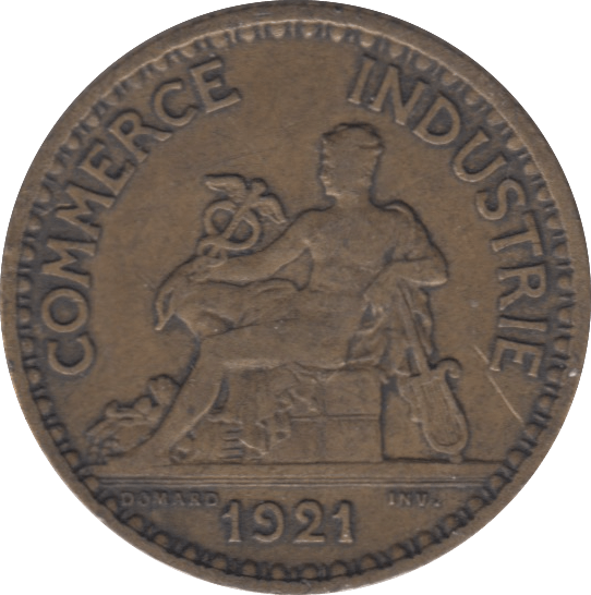 1921 FRANCE ONE FRANC - WORLD COINS - Cambridgeshire Coins