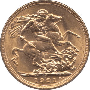 1921 GOLD SOVEREIGN ( AUNC ) PERTH MINT - Sovereign - Cambridgeshire Coins