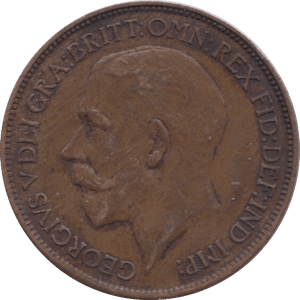 1921 HALF PENNY ( EF ) - Halfpenny - Cambridgeshire Coins