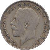 1921 HALFCROWN ( FINE ) 4 - Halfcrown - Cambridgeshire Coins