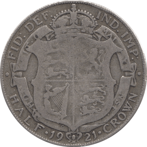 1921 HALFCROWN ( FINE ) 6 - Halfcrown - Cambridgeshire Coins