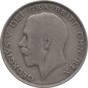 1921 HALFCROWN ( FINE ) 6 - Halfcrown - Cambridgeshire Coins