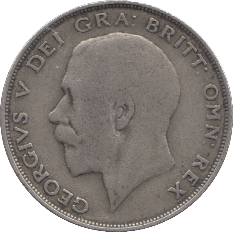 1921 HALFCROWN ( FINE ) 6 - Halfcrown - Cambridgeshire Coins
