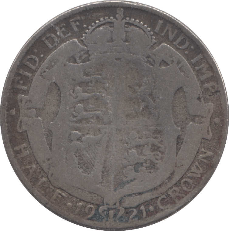 1921 HALFCROWN ( NF ) 6 - Halfcrown - Cambridgeshire Coins