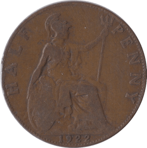 1921 HALFPENNY ( FINE ) - Halfpenny - Cambridgeshire Coins
