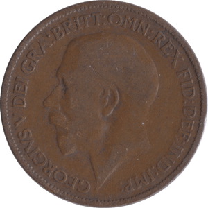 1921 HALFPENNY ( FINE ) - Halfpenny - Cambridgeshire Coins