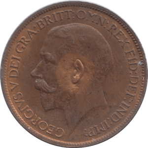 1921 HALFPENNY ( UNC ) - Halfpenny - Cambridgeshire Coins