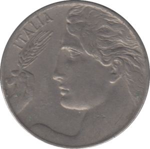 1921 ITALY 20 CENTESIMI - WORLD COINS - Cambridgeshire Coins