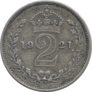 1921 MAUNDY TWO PENCE ( VF ) - Maundy Coins - Cambridgeshire Coins