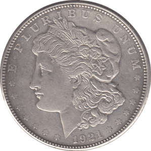1921 MORGAN DOLLAR USA DENVER MINT - SILVER WORLD COINS - Cambridgeshire Coins