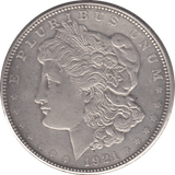 1921 MORGAN DOLLAR USA DENVER MINT - SILVER WORLD COINS - Cambridgeshire Coins
