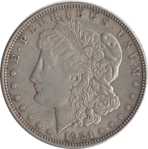 1921 MORGAN DOLLAR USA PHILADELPHIA MINT - SILVER WORLD COINS - Cambridgeshire Coins