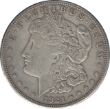 1921 MORGAN DOLLAR USA SAN FRANCISCO MINT - SILVER WORLD COINS - Cambridgeshire Coins