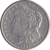 1921 MORGAN DOLLAR USA SAN FRANCISCO MINT - SILVER WORLD COINS - Cambridgeshire Coins