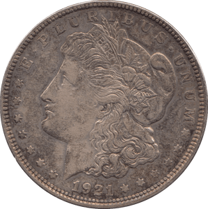 1921 MORGAN DOLLAR USA - WORLD COINS - Cambridgeshire Coins