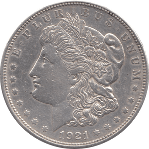 1921 MORGAN DOLLAR USA - WORLD COINS - Cambridgeshire Coins